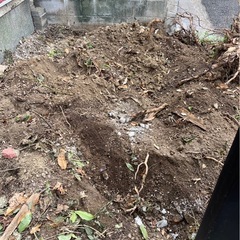 良質な土あげます 無料 タダ 砂 土 園芸の画像