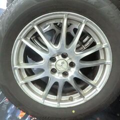 フォレスター等に　BS　VRX3　225/60R17　WORKホイール付き　４本セットの画像