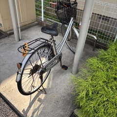 サイモト自転車 26インチ シルバー ママチャリ シティ 自転車 サイモト 26インチ 2026 サイモト
