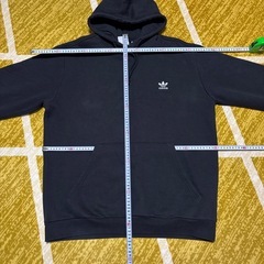 144・古着・adidas・人気黒スウェット上下・BIGサイズの画像