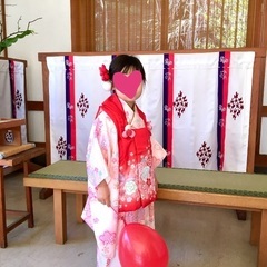 七五三　着物の画像