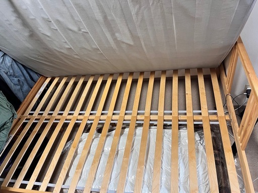 IKEA ダブルベッド＋マットレスセット