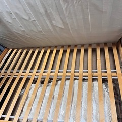 IKEA ダブルベッド＋マットレスセットの画像