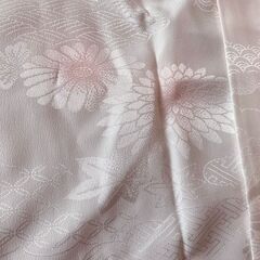 振袖用★洗えるピンクの長襦袢／身丈約127センチ、袖丈約107センチの画像