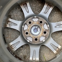 DUNLOP 195/65スタッドレスタイヤ 15インチホイール付き　5穴
　P 100の画像