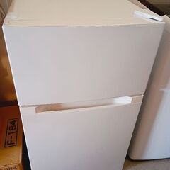 【2022年製】美品✨冷蔵庫 87L（冷蔵61L/冷凍26L）ホワイト 引き取り限定 説明書 付属品付きの画像