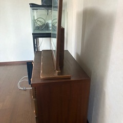 衣装棚 、鏡セットの画像
