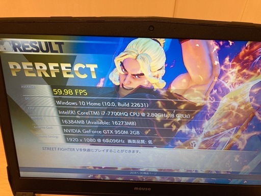 ゲーミングPC  マウスコンピューター GTX 950M] 搭載 Core i7/16GB/SSD/Win11