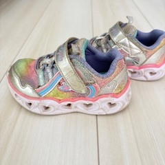 光る靴 14.0cm　スケッチャーズの画像