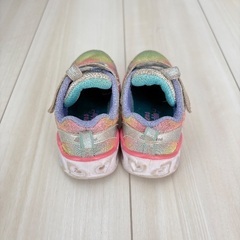 光る靴 14.0cm　スケッチャーズの画像