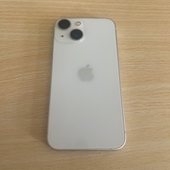 美品　iPhone 13 mini 128GB スターライト SIMフリー ガラスフィルム付きの画像