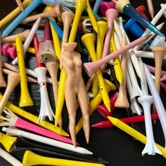 ゴルフティー長、短　約100本の画像