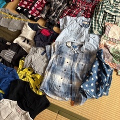 男の子秋冬服120cm 28着セットの画像