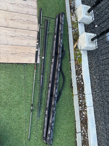 鮭釣り　　釣竿