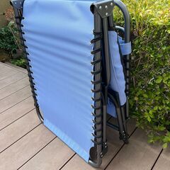 キャンプ用サンバス用折りたたみラウンジチェアの画像