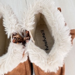 ムートンブーツ　14.0 futafutaの画像