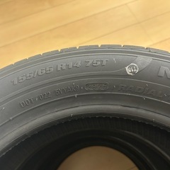 155/65R14 新品タイヤ4本セット 2025年製造の画像