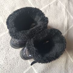 スノーブーツ（19cm-20cm）黒オルテガ柄の画像