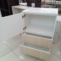 ★リユースのサカイ日立店★HJ7874  収納棚 ベージュ H93×D42×W60 クリーニング済み の画像