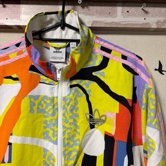 151・古着・adidas × ラブユナイツ・コラボナイロントラックジャケットの画像