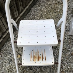 脚立2段　イス兼用　ジャンクの画像