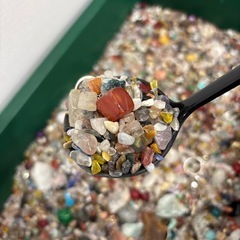 宝石すくい 天然石 水晶 アメジスト 瑪瑙 アベンチュリン 指輪などいろいろの画像