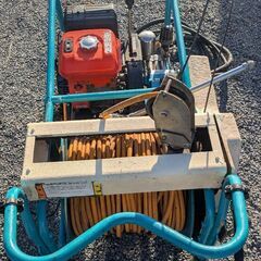 鹿児島発　丸山 自走式ガソリンエンジン整列巻き取り動噴MSL330-K　ノズル付きの画像