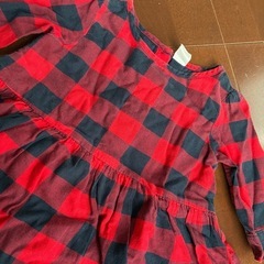 baby GAP   ギンガムチェック　ワンピース　90の画像