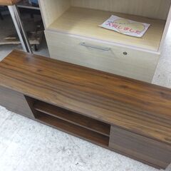 テレビ台 幅108.5cm テレビボード シンプル ブラウン 木目調 扉収納 TV台 ☆ 札幌市 北区 屯田 の画像