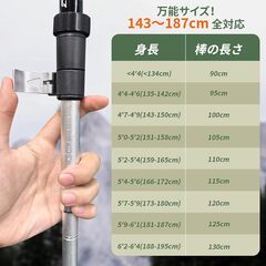 Weeday トレッキングポール（2本セット） 折りたたみ式／軽量250g／2025年モデルの画像
