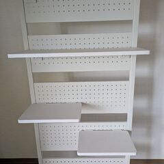 ニトリ　ゲーミング突っ張り棚　ほぼ新品の画像