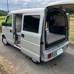 エブリイ キャンピング仕様 25年 車検9年10月 ナビ Bカメラ TV ETCの画像