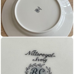 【お取引中】オールドノリタケ　大皿　花デザインの画像