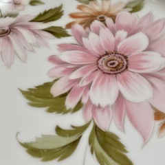 【お取引中】オールドノリタケ　大皿　花デザインの画像