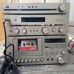 ジャンク品TechnicsSL-1301 レコードプレイヤー本体オーディオ一式の画像