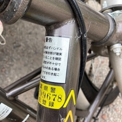 折りたたみ自転車の画像