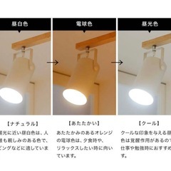 【10月7日引取希望】[4灯] スポットライト LEDチップ内蔵 スチール 天然木使用 リモコン付き  LOWYAの画像