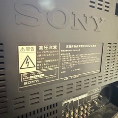 SONY ブラウン管　テレビ　25インチ の画像