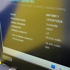 JC0991 16GB512GB i7 レノボ X13 Office2024 ノートPC 美品 大容量　高性能の画像