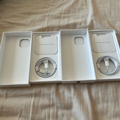 【取引中】iPhone14の箱2個の画像