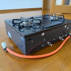 美品 パロマ ガスコンロ PA-S75B-L  LPガス用   の画像