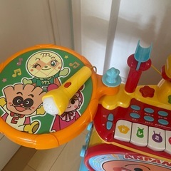 【美品】アンパンマン　ノリノリライブ　BIG電子ドラム&キーボードの画像