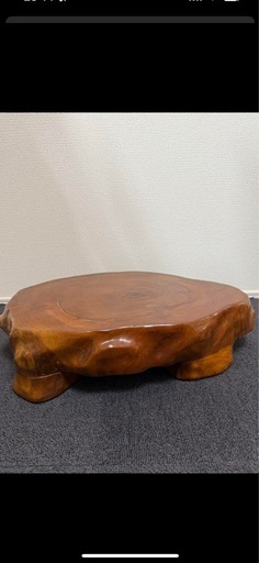 花台　花瓶台　天然木　切り株　木製 自然な形状