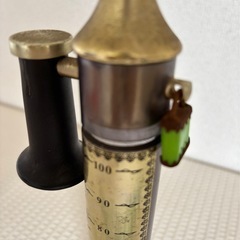 アンティークな雰囲気のオールド電話機　受話器　オブジェ　高さ約29cmぐらいの画像