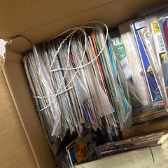 中古レコード　大量の画像