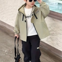 【直接取引専用ページ】新品★男の子ジャケット★140〜150cm★サンドベージュの画像