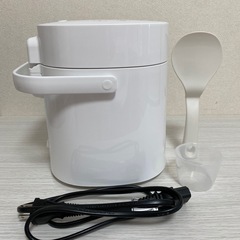 2024年秋入手★1回使用のみ★炊飯器★ミニ炊飯器ジャー2合★ホワイトの画像
