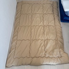 【未使用あり】シングル掛け布団・敷布団・シーツセットをお譲りします（500円〜） の画像