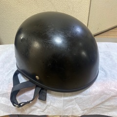 ヘルメットハーフダックテールマッドブラックの画像