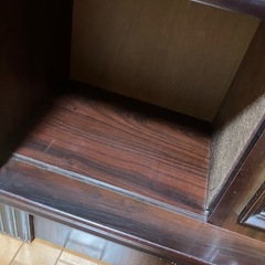 アンティーク　桜の木　水屋　棚の画像